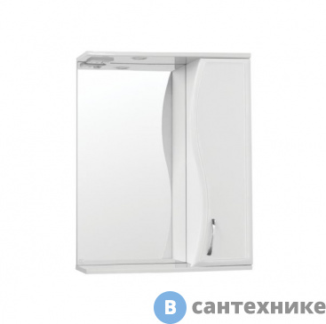 картинка Зеркало-шкаф Style line Панда 600/С Волна (4650134470383)