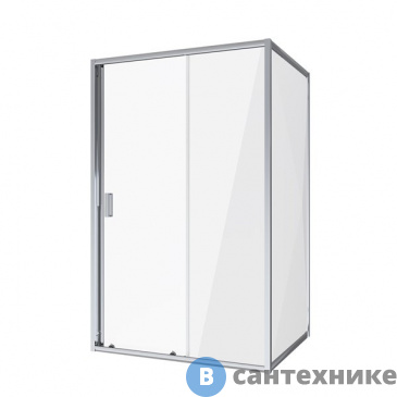 картинка Душевое ограждение Niagara NG-62-13A-A80 (130*80*195) прямоугольник, дверь раздвижная, без поддона