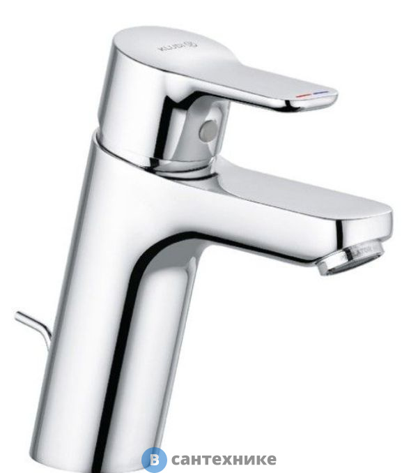 Смеситель Kludi PURE&EASY XL 372900565 однорычажный, на умывальник, с донн. клапаном