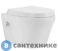 Унитаз подвесной beWash METISON со смесителем горячей и холодной воды, с быстросъёмным сиденьем и микролифтом (78343601 + EVKK780701054 + EVB3178)