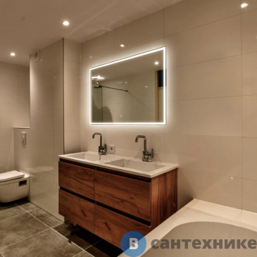 картинка Зеркало ABBER See AG6108SL-0.8 с подсветкой, сенсорный выключатель, диммер