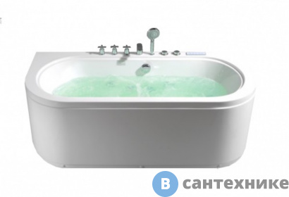 картинка Ванна акриловая Frank F160 гидромассажная