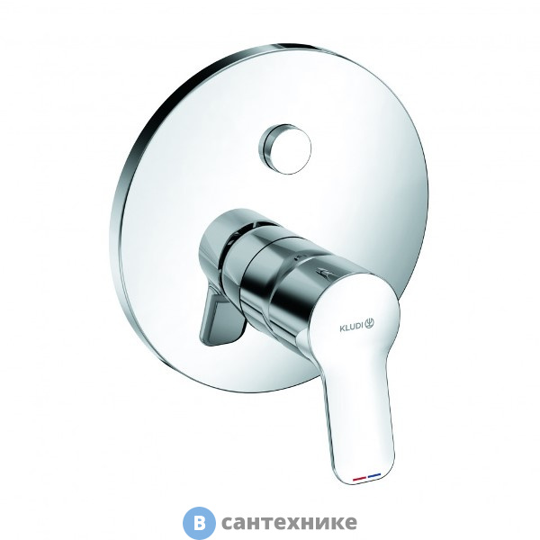 Смеситель Kludi 376590565 PURE & EASY встраиваемый, для ванны и душа, без внутренней части