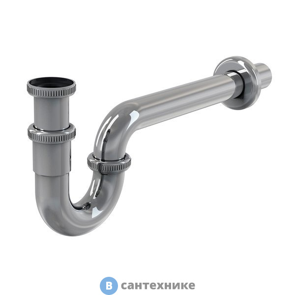 Сифон для умывальника Ravak U-образный хром X01436