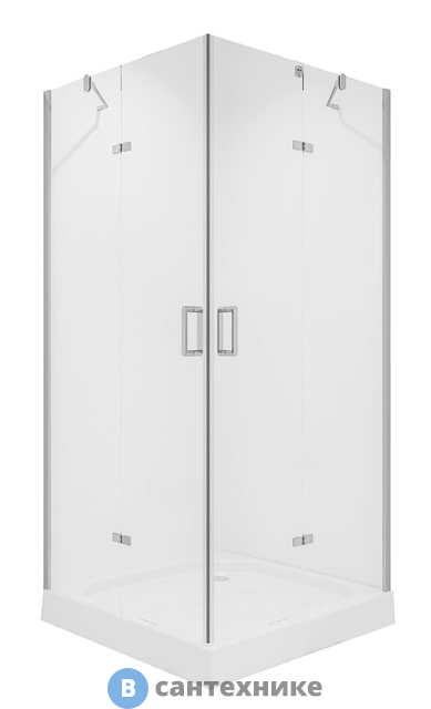 Душевой уголок Niagara NG-6613 (90*90*190) квадрат, двери распашные, без поддона