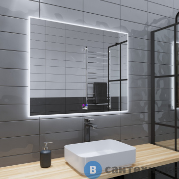 картинка Зеркало Grossman PRAGMA-норма (900*800*45) LED с сенсорным выключателем и подогревом (189080)