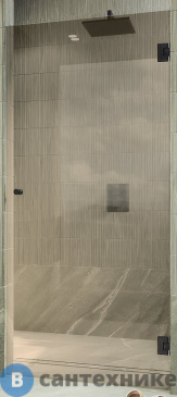 картинка Душевая дверь на петлях MaybahGlass 1950*700 Стекло 8 мм Бронза (MGD-515-6)