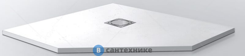 Душевой поддон RGW ST/T*-0099W белый/трапеция 90*90*2,5 (16155099-01), без сифона