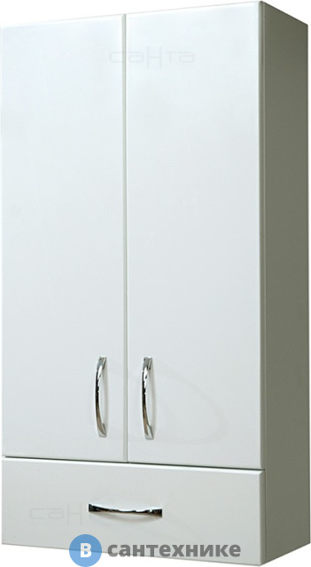 Шкаф подвесной СанТа Стандарт 480*900 1 ящ. над стиральной машиной (401008)