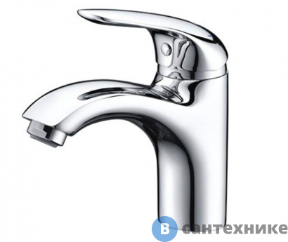 картинка Смеситель WasserKRAFT Rossel 2803 для раковины латунь, хромоникелевое покрытие