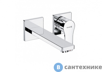картинка Смеситель Kludi 482440565 ZENTA SL, настенный для умывальника, длина излива 180 мм, хром