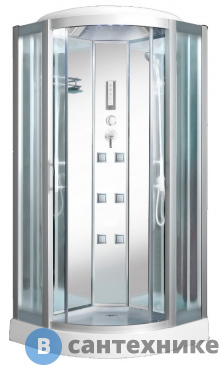 картинка Душевая кабина Banff B-408 (900х900х2200)
