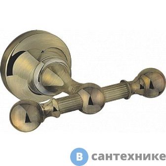 картинка Двойной крючок Cezares OLIMP-DHK-02 бронза