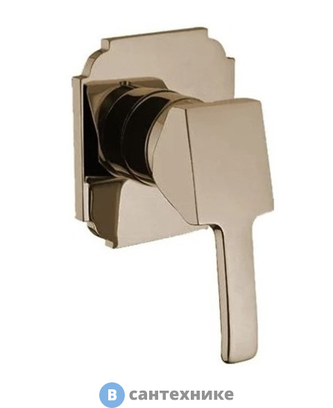 Смеситель Cezares LEGEND-DIM-02 встраиваемый, однорычажный для душа, бронза