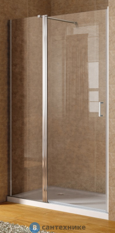 Душевая дверь Aquanet Cinetic AE12-N-120H190U-CT 1200 мм, хром, прозр. (243621)