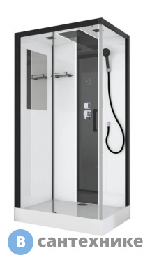 картинка Душевая кабина Black&White G8800 (800х1100х2250)
