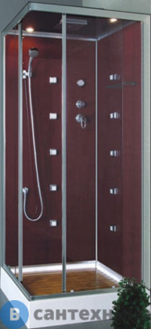 картинка Душевая кабина Liberti 6090 red