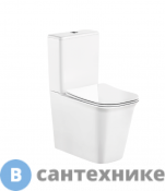 Унитаз с бачком Cerutti ARNO 1222A (620*345*800) безободковый, сиденье с микролифтом (CT7838)