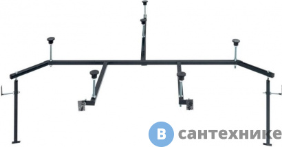 картинка Каркас сварной для акриловой ванны Aquanet Vitoria 130x130 /187507/