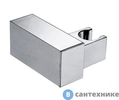 картинка Настенный держатель лейкиWasserKRAFT A011 , поворотный хромоникелевое покрытие