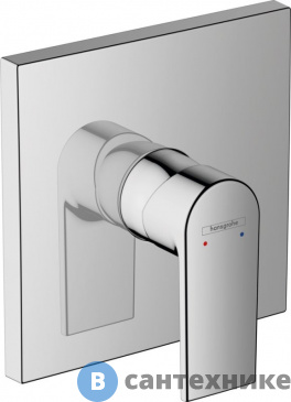 картинка Смеситель Hansgrohe 71668000 Vernis Shape для душа, хром