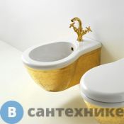 Биде подвесное GLOBO Paestum PAS10.A04*1 57*38см с 1 отв. под смеситель, Marble A04