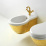 Биде подвесное GLOBO Paestum PAS10.A04*1 57*38см с 1 отв. под смеситель, Marble A04