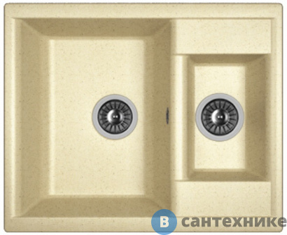 картинка Кухонная мойка Dr. Gans Астра 620 К, дюна СМс (25.065.D0620.402)