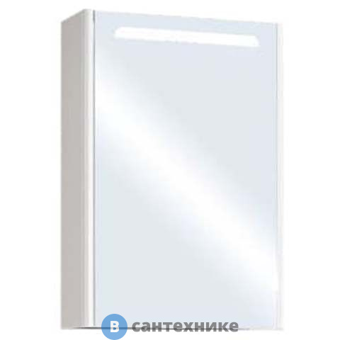 Зеркальный шкаф Акватон Сильва 50 Дуб Полярный (1A215502SIW7L)