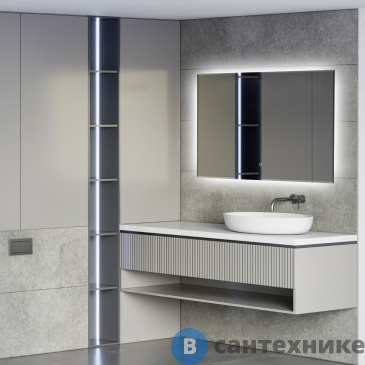 картинка Зеркало ABBER See AG6103SL-0.8 с подсветкой, сенсорный выключатель, диммер