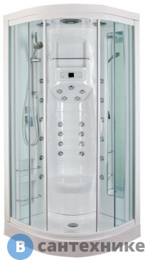 картинка Душевая кабина Aquanet FIJI New с паром (172258)