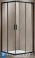 картинка Душевой уголок Vincea Garda VSS-1G900CLB, 900*900, черный, стекло прозрачное, без поддона