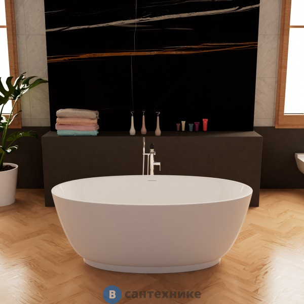 Ванна Frank F6015 White акрил, отдельностоящая