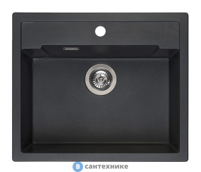 Кухонная мойка Reginox Amsterdam 54 Black Silvery 3,5" (R31049)