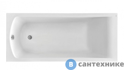 картинка Ванна акриловая Santek Фиджи 170Х75 (1WH501596), без каркаса и сифона