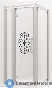 картинка Душевое ограждение Ambassador Royal 18015107-L (1000x1000x2000), без поддона