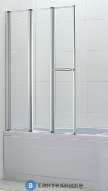 Шторка на ванну Band Hours Inox 100 (1000х1500)