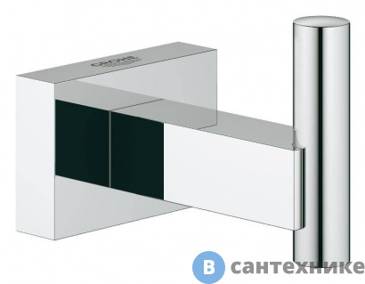 картинка Крючок Grohe 40511001 Essentials Cube для банного халата