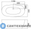 картинка Ванна Grossman GR-2501 M Black (80x170x58) отдельностоящая