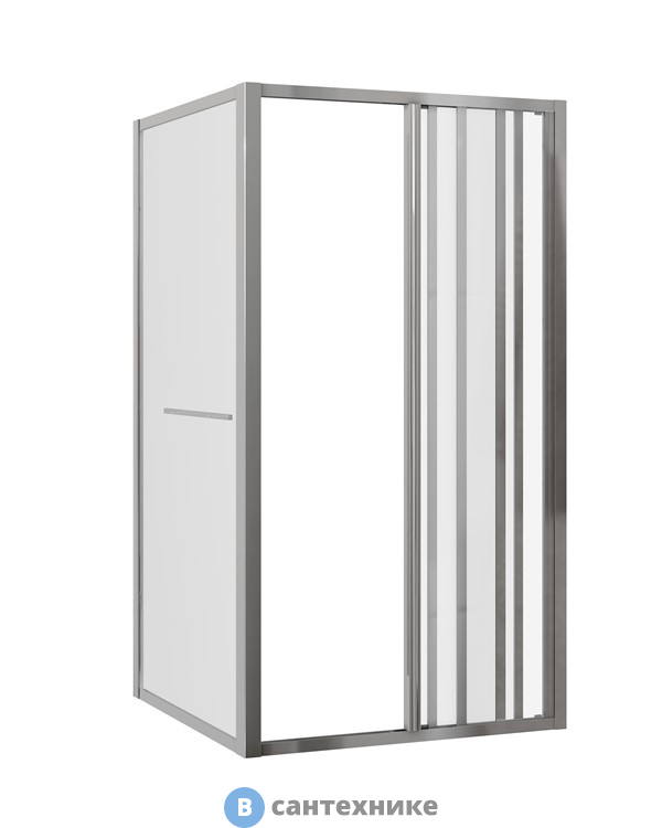 Душевое ограждение Grossman GR-9090 Alba1 (90*90*190) квадрат, двери раздвижные