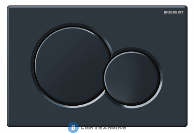 Клавиша смыва Geberit SIGMA01 115.770.DW.5 (пластик/черн)