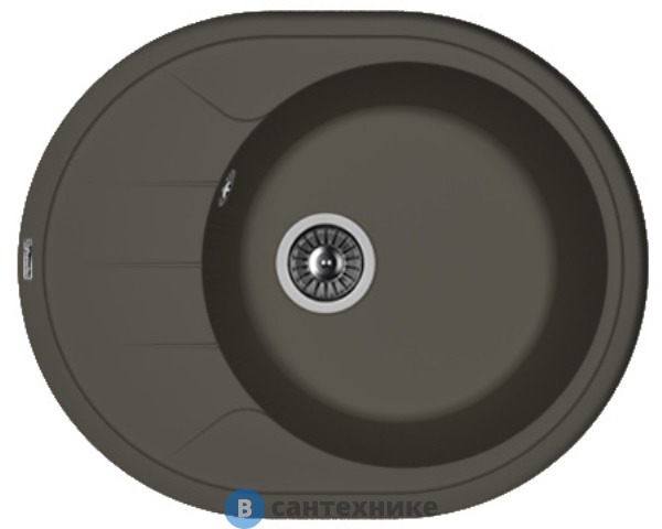 Кухонная мойка FLORENTINA Родос 620, антрацит FSm (20.245.B0620.302)