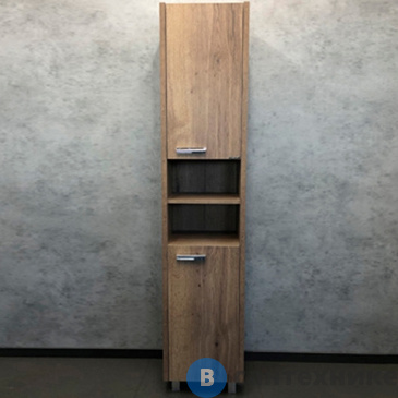 картинка Шкаф-колонна Comforty Марио-40 дуб темный (00-00004160)