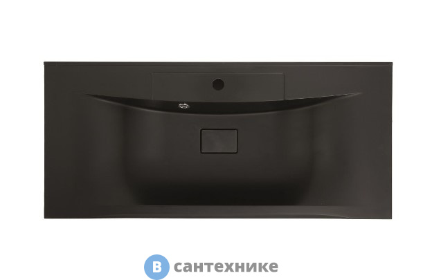 Раковина Art & MAX AM-LAV-900-MR-FP-Nero из искуственного мрамора