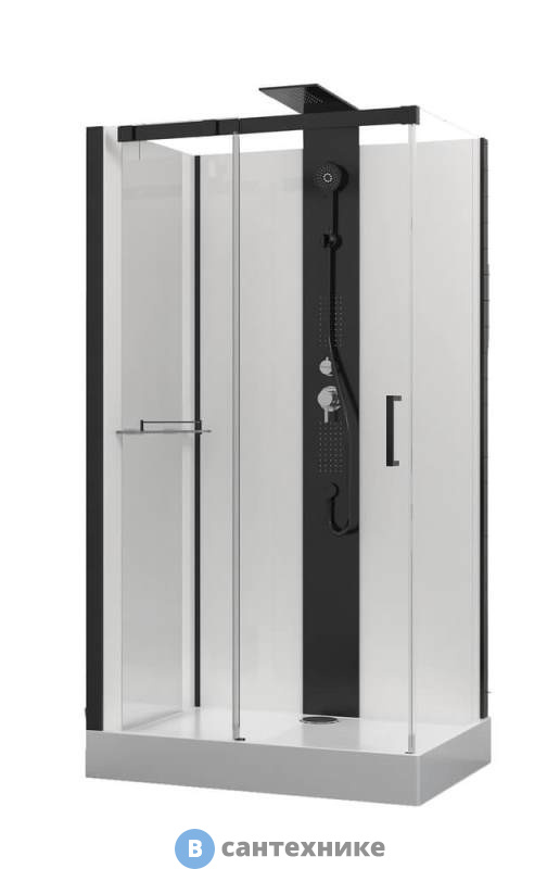 Душевая кабина Black&White G8708 (800х1100х2170)