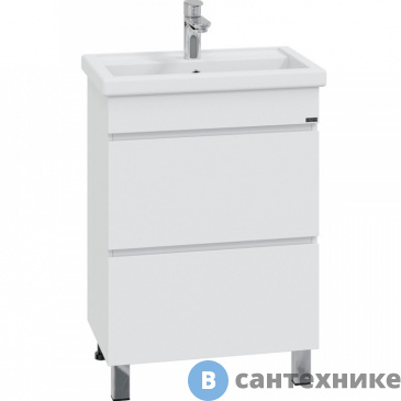 картинка Тумба под раковину СанТа Марс 60 2 ящ. напольная (ум. ФОСТЕР 60) (700291)