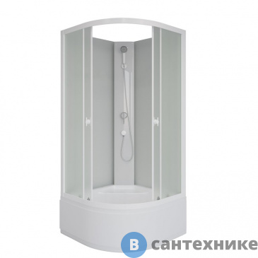 картинка Душевая кабина Niagara Promo P100/40/MT/BK (1000х1000х1950)