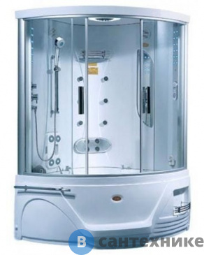 картинка Душевой бокс Golf PZS 1313 II /2/ [T] [C1] без пара + г/м ванна (1300*1300*2180)