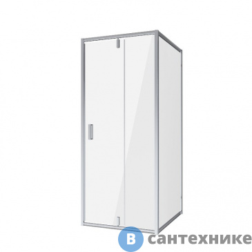 картинка Душевое ограждение Niagara NG-63-9A-A100 (90*100*195) прямоугольник, дверь распашная, без поддона