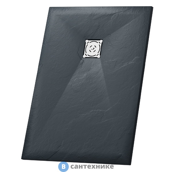 Душевой поддон RGW ST-G Графит прямоугольный 70*130*2,5 (16152713-02), без сифона